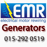 EMR for all your generator requirements in Polokwane